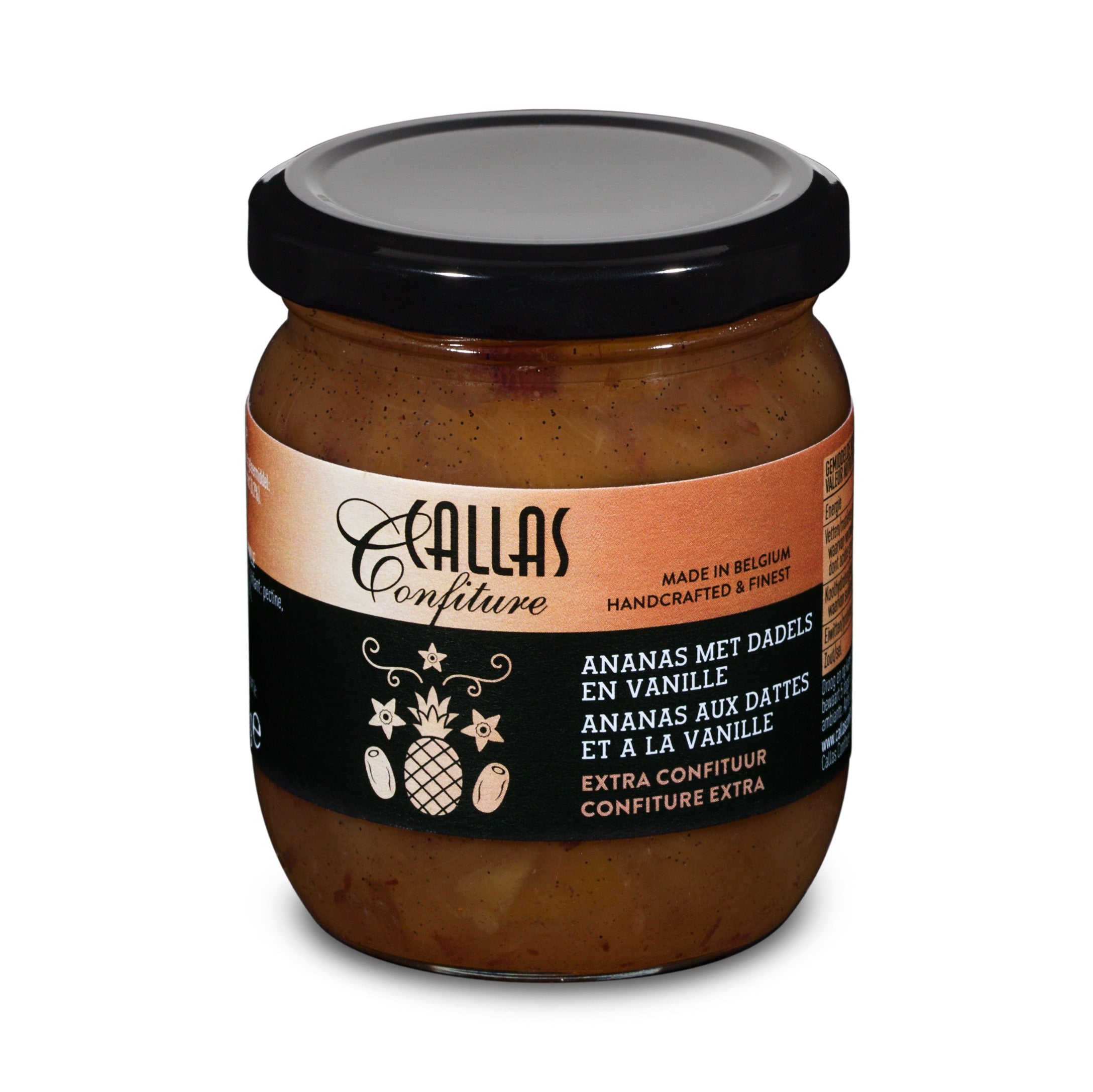 Ananas met dadels en vanille 218g℮