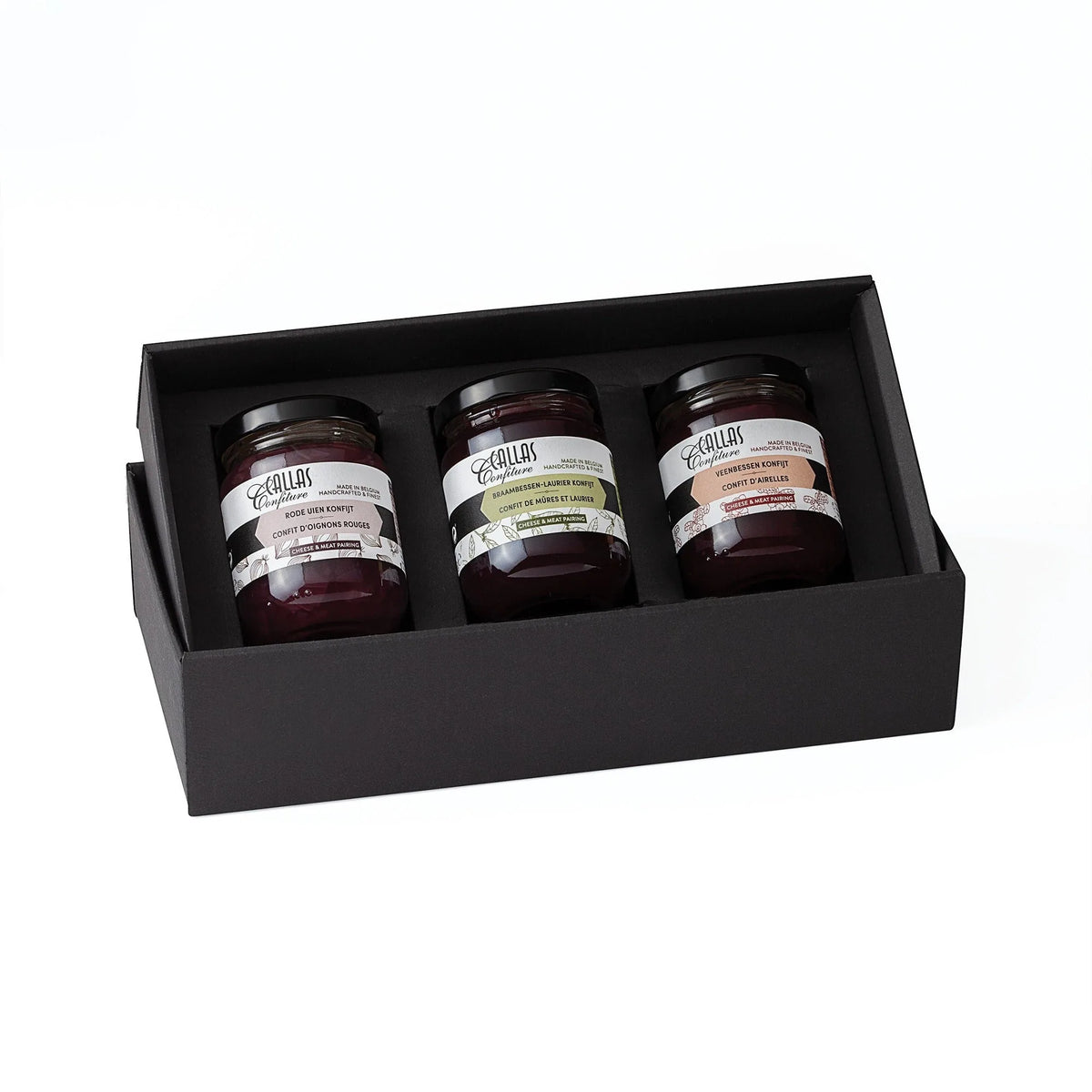 Gift Box Kaas &amp; Vlees begeleiders 3x105g℮
